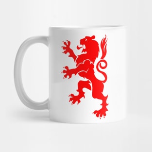 prancing black lion coat of arms Mug